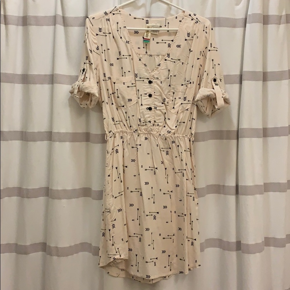 Peach Colored T-Shirt Dress